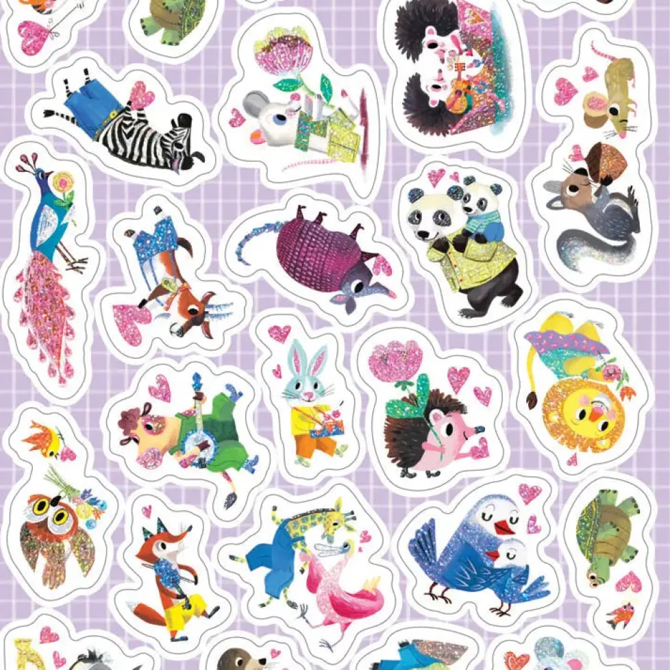 eeBoo Love Shiny Stickers