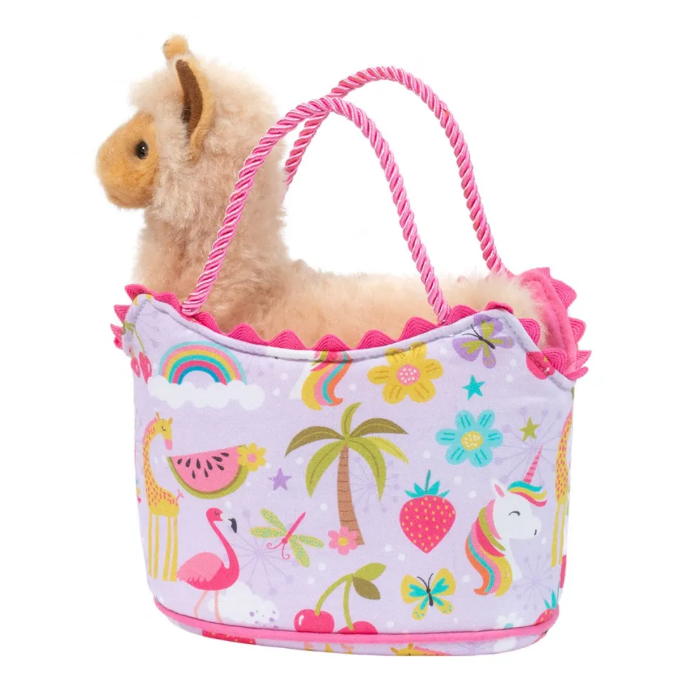 Douglas Sassy Pet Sak Berrie Surprise with Llama 6.5"