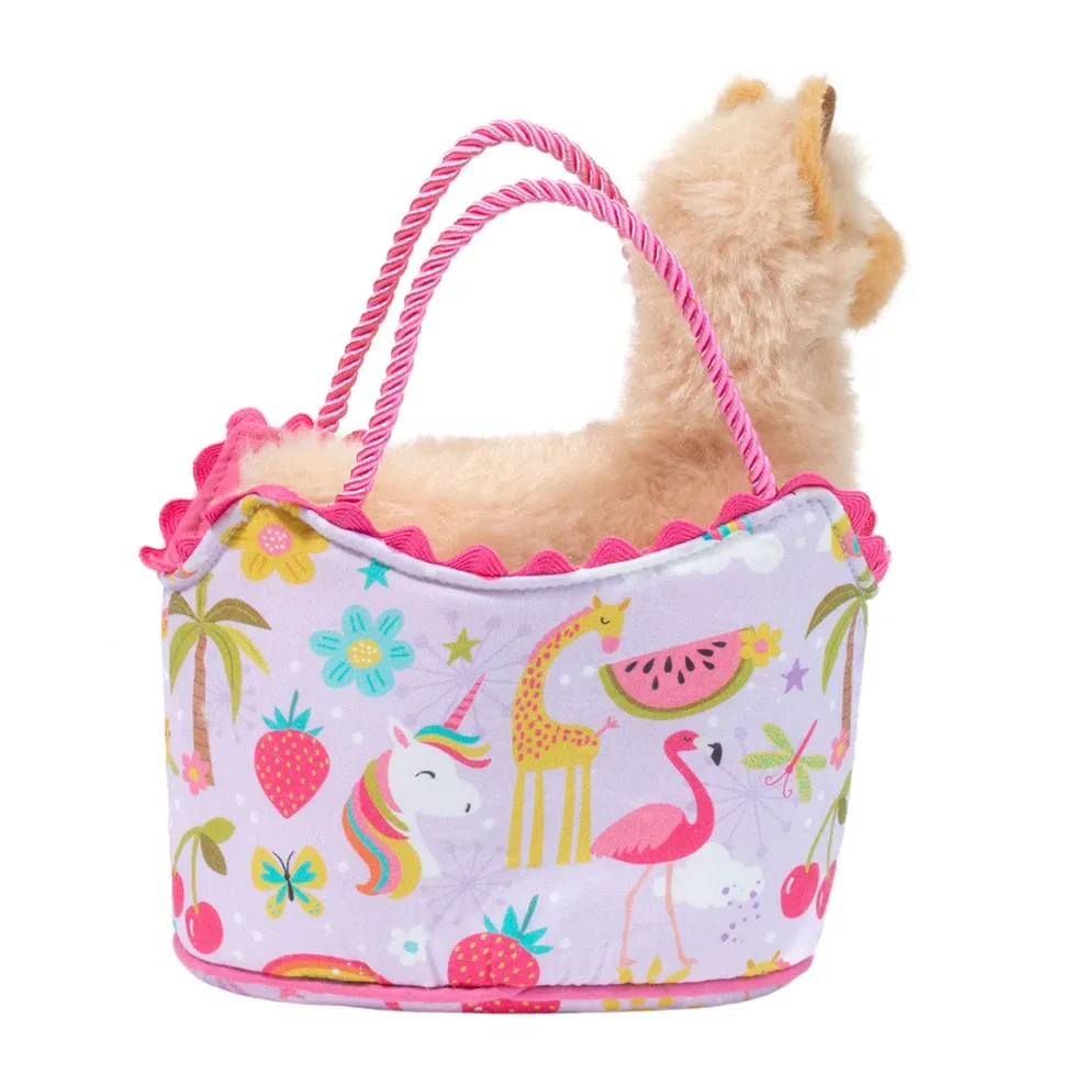 Douglas Sassy Pet Sak Berrie Surprise with Llama 6.5"