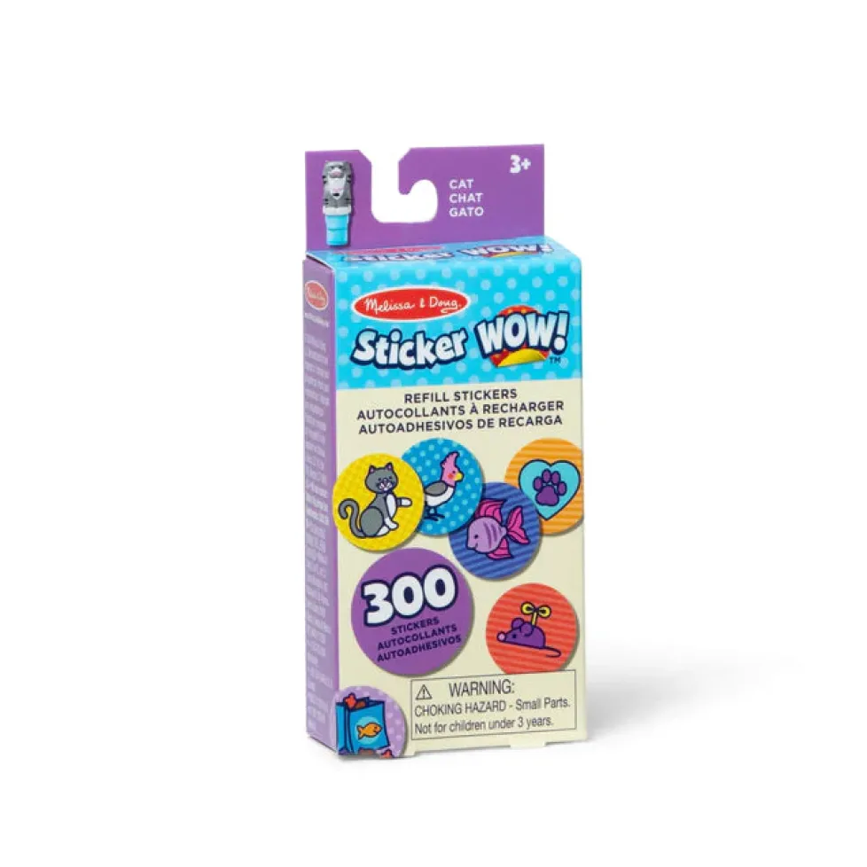 Melissa & Doug® Sticker WOW!® Refill Stickers – Cat (Stickers Only, 300+)