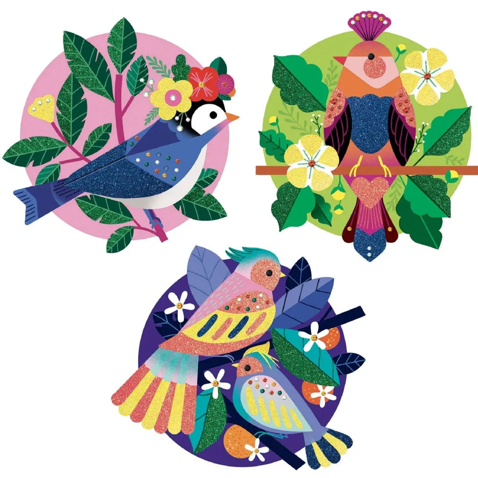 Djeco Glitter Craft Kit: Paradisio