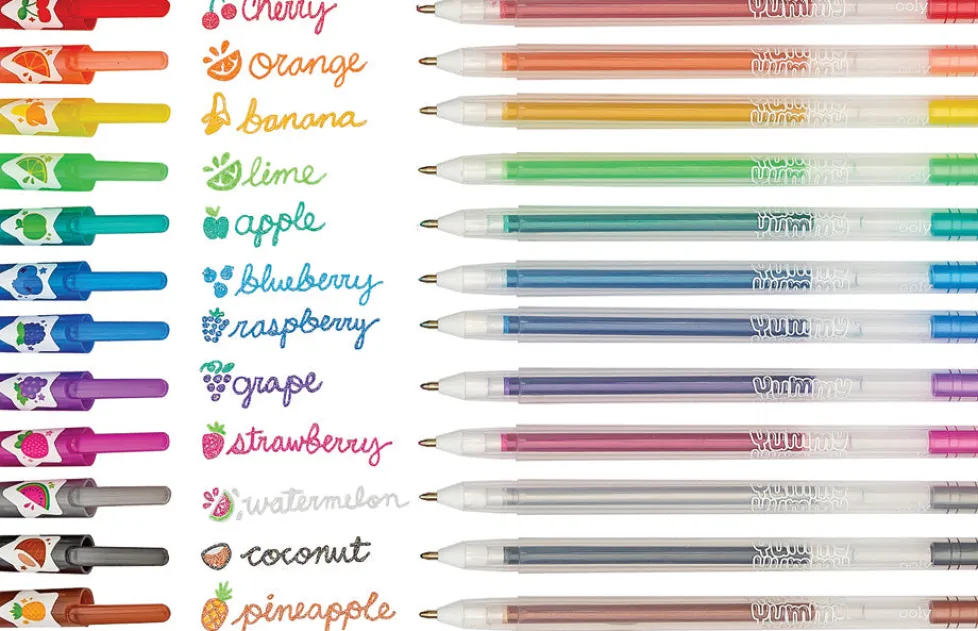 Ooly Yummy Yummy Scented Glitter Gel Pens - Set of 12