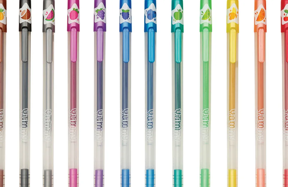 Ooly Yummy Yummy Scented Glitter Gel Pens - Set of 12