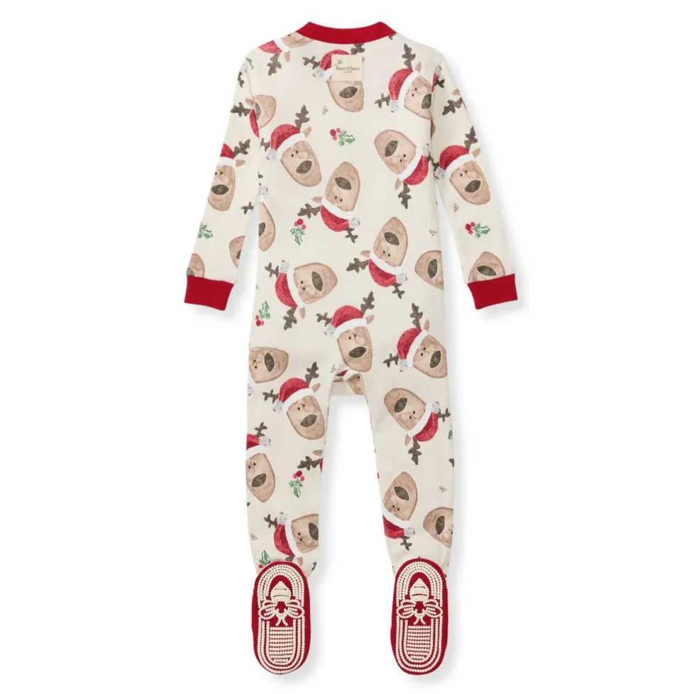 Burt's Bees Organic Baby One-Piece Sleeper Guide My Sleigh