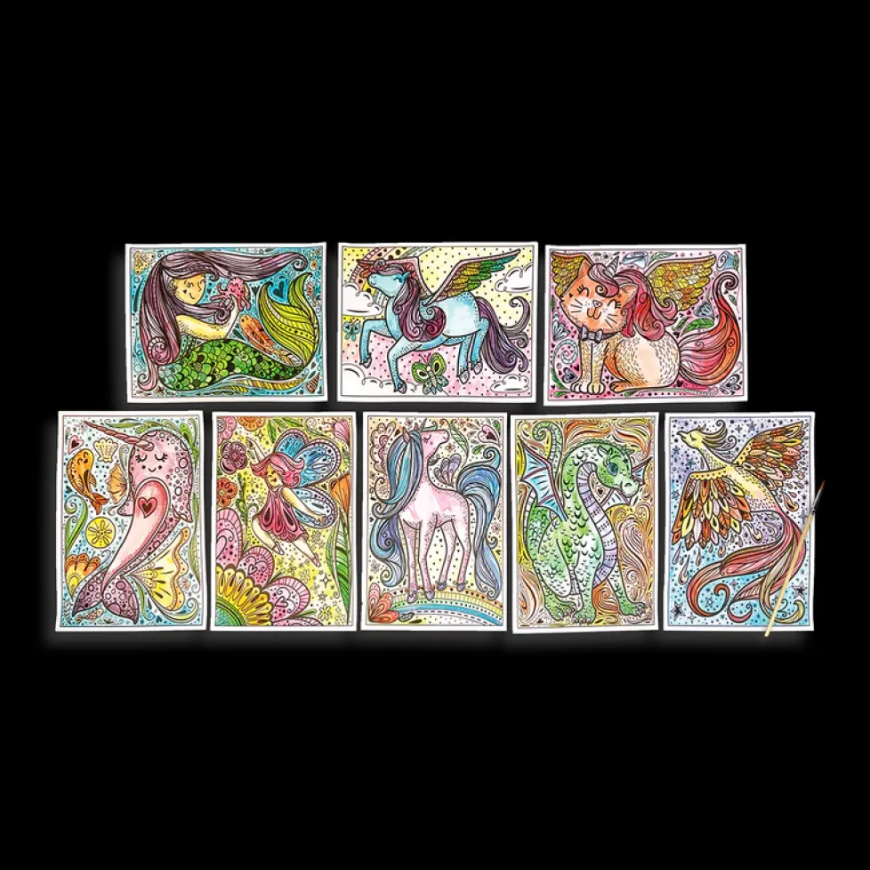 Ooly Hidden Colors Magic Paint Sheets: Magic Friends