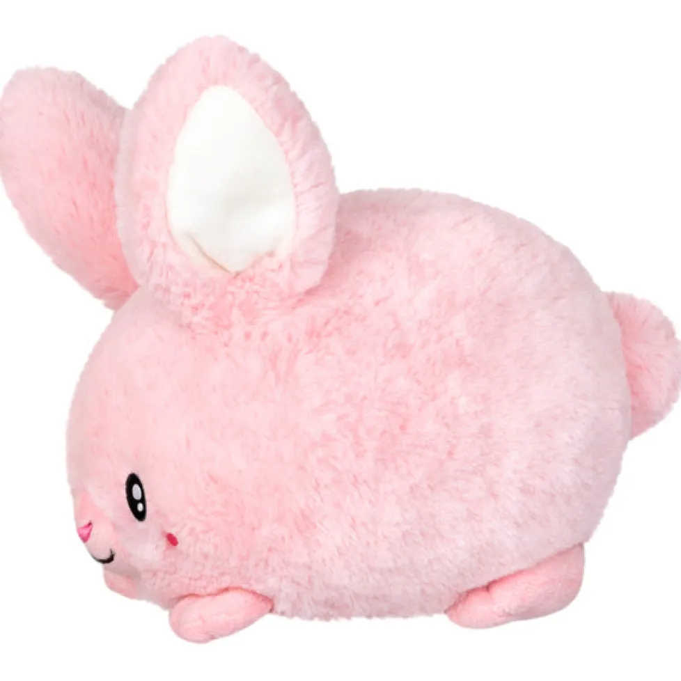 Squishable® Snugglemi Snackers Pink Fluffy Bunny 6"