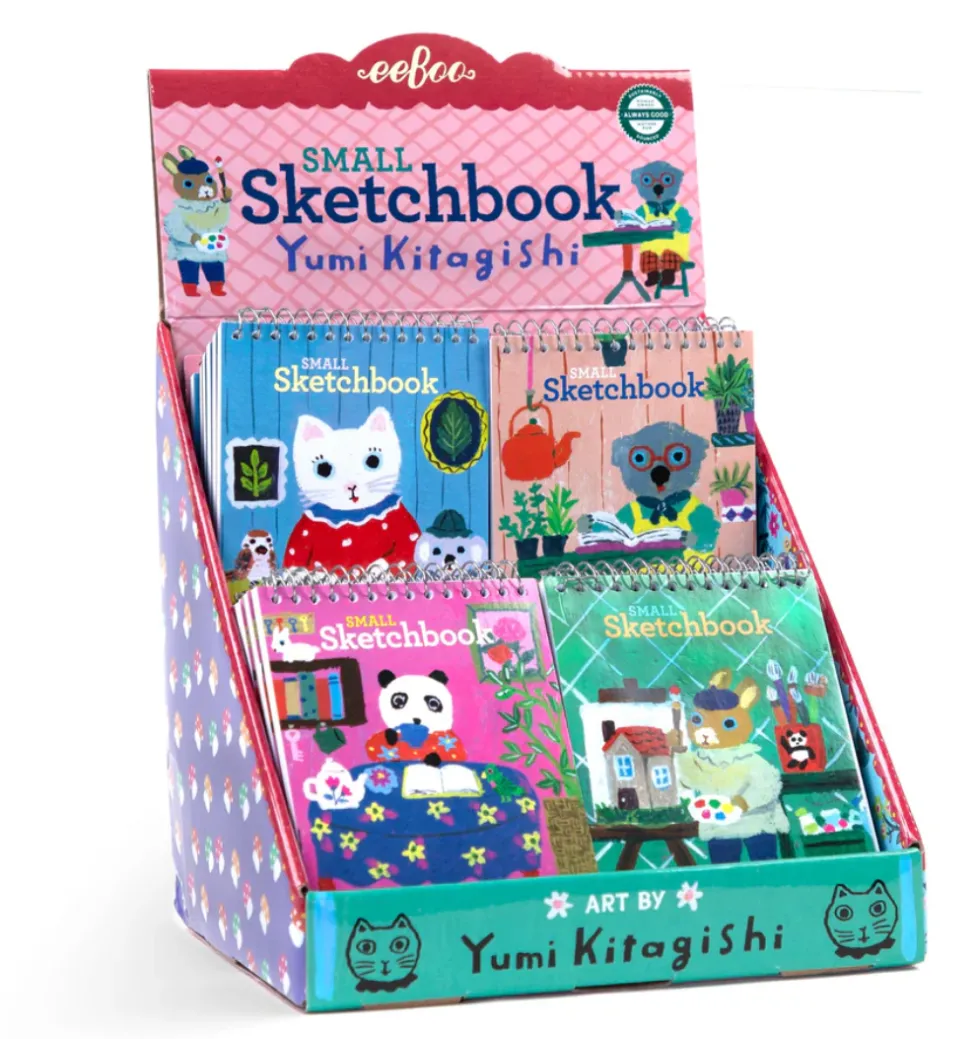 eeBoo Small Sketch Book Assortment: Yumi
