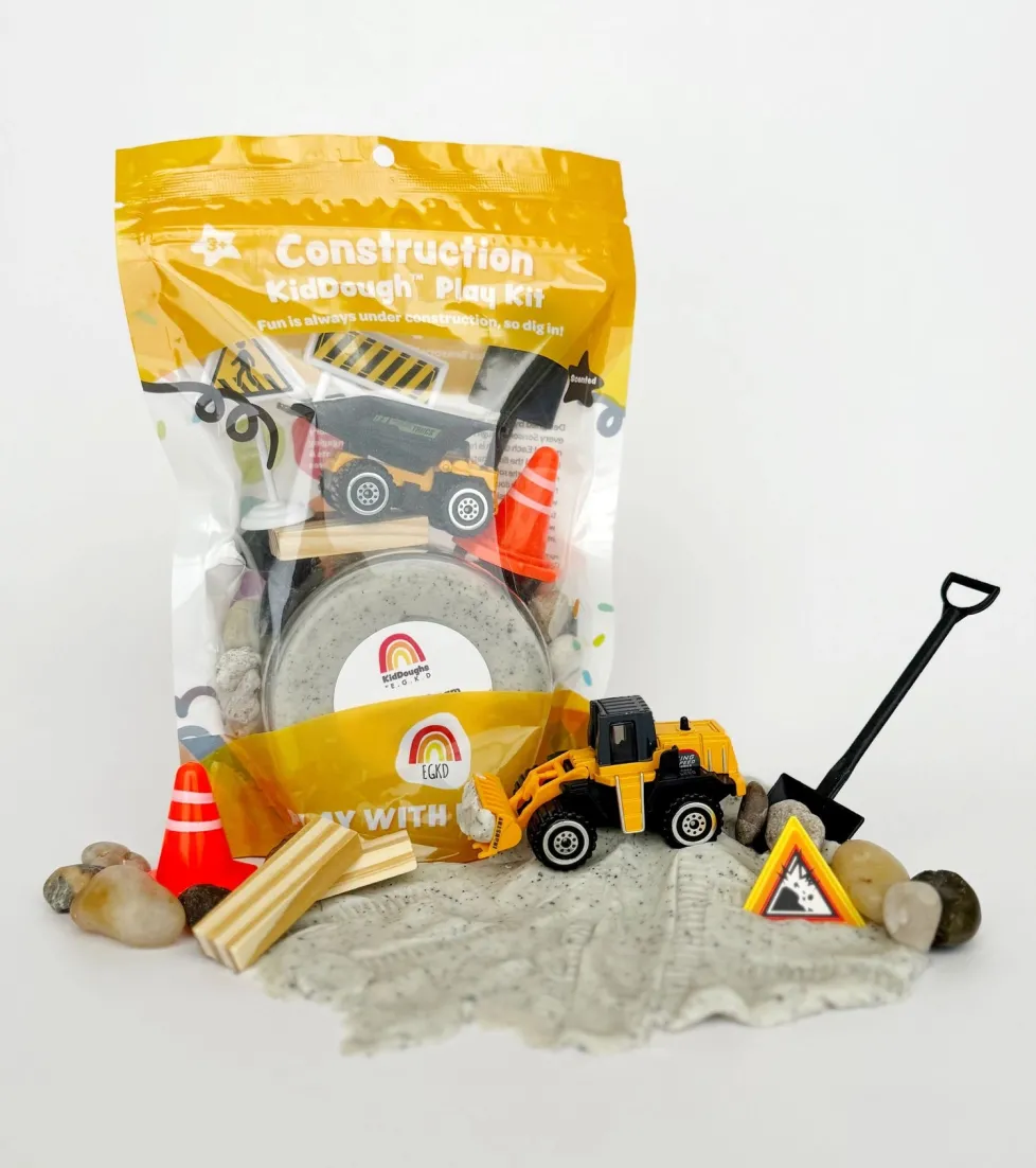 Earth Grown KidDough: Bagged Sensory Kit - Construction