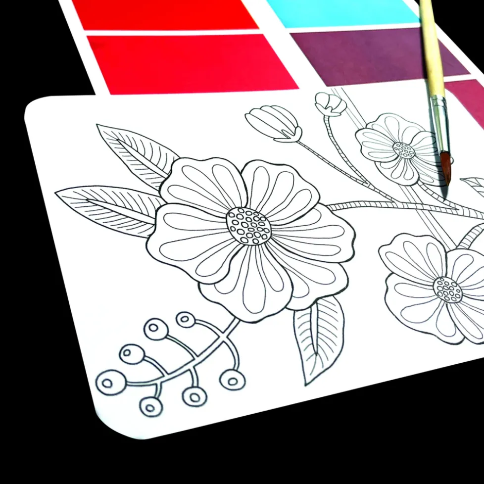 Ooly Scenic Hues DIY Watercolor Art Kit - Flowers and Gardens