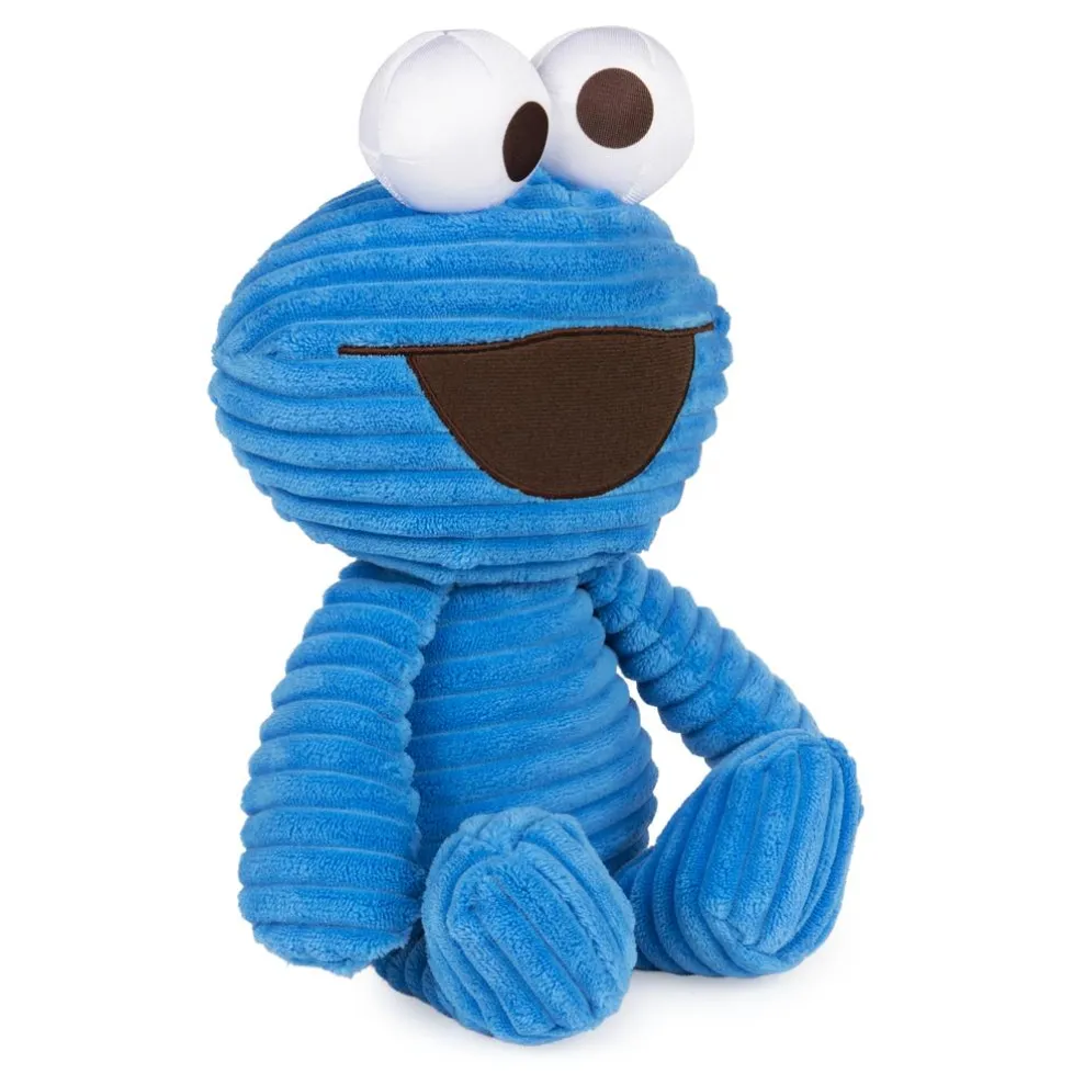 Sesame Street Cookie Monster Cuddly Corduroy 13"