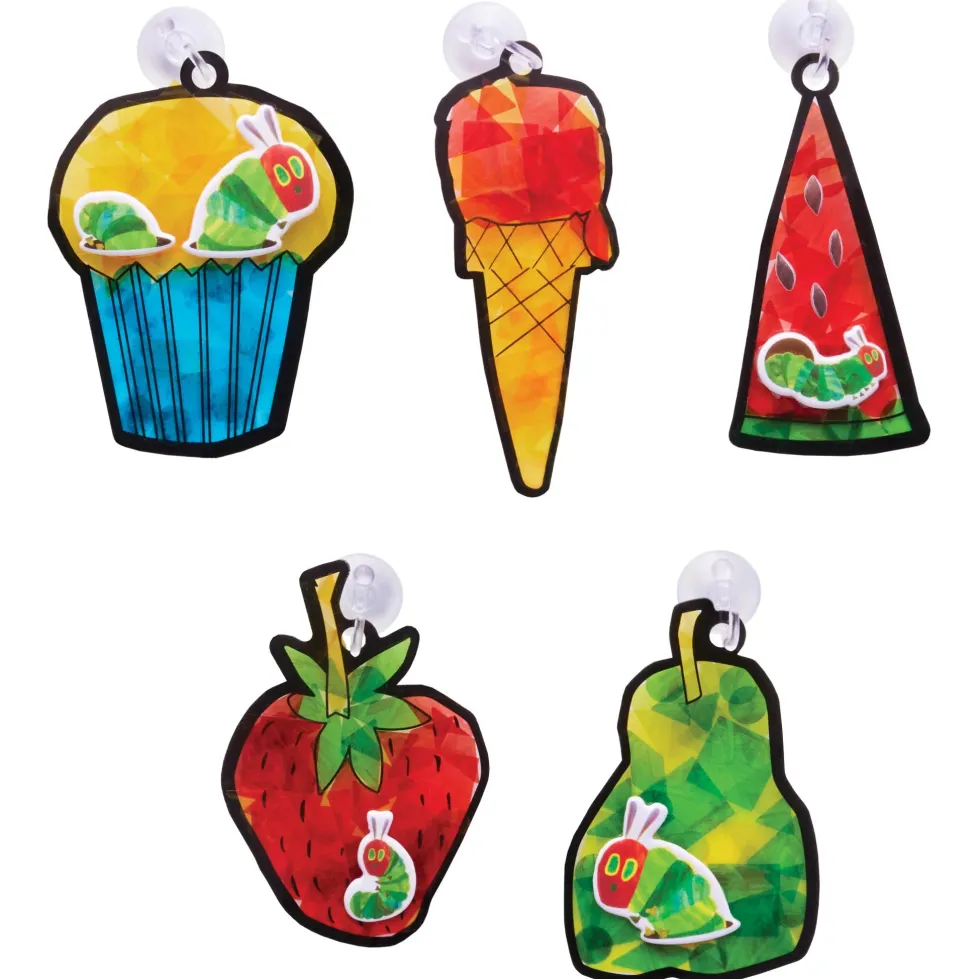 Creativity for Kids The Very Hungry Caterpillar Sticker Suncatchers