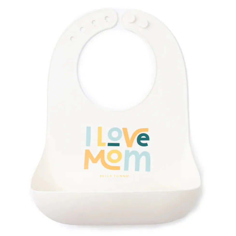 Bella Tunno Wonder Bib: I Love Mom