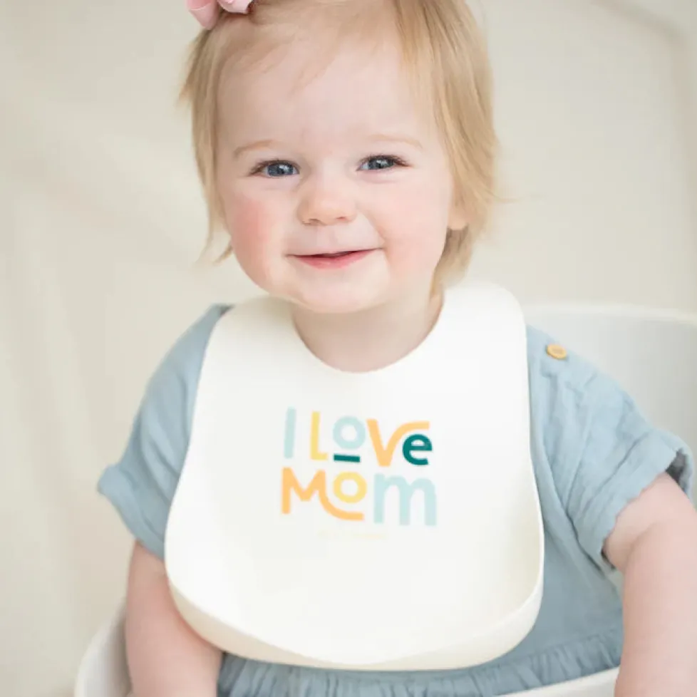 Bella Tunno Wonder Bib: I Love Mom
