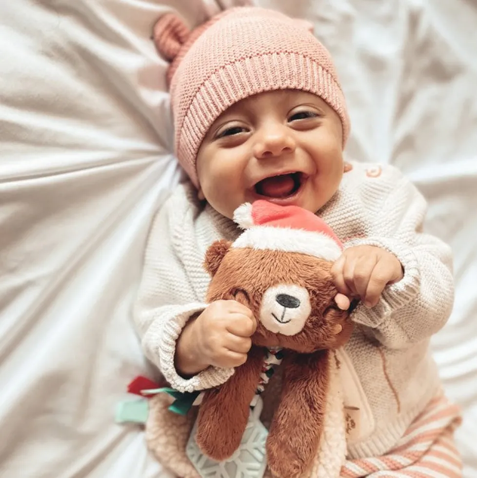 Itzy Ritzy Itzy Lovey™ Holiday Penguin Plush + Teether Toy