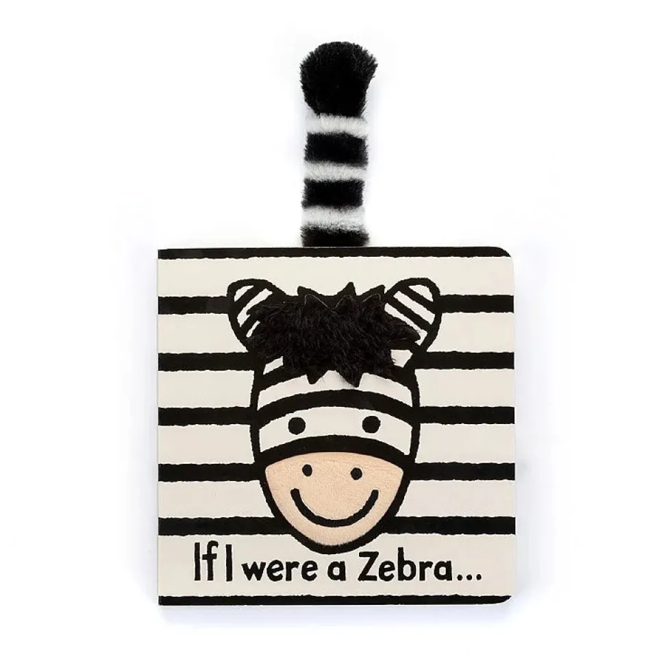 Jellycat Board Book If I Were A Zebra