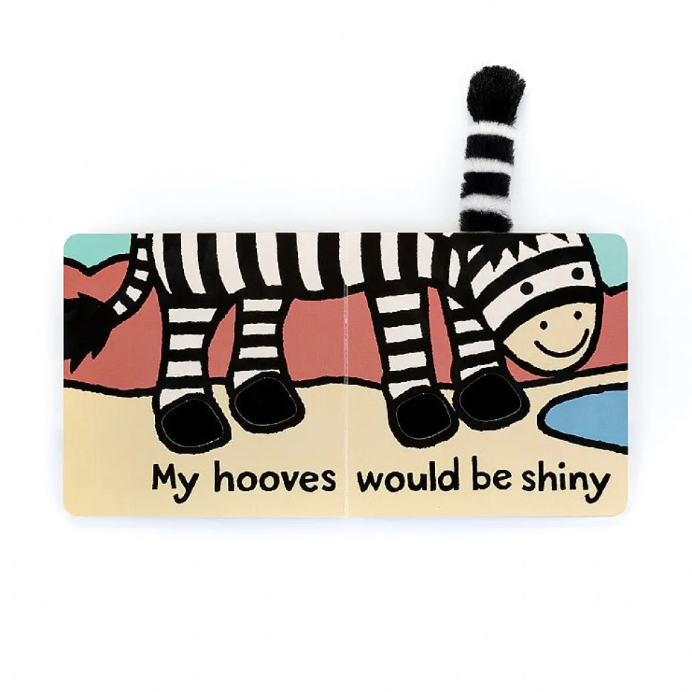 Jellycat Board Book If I Were A Zebra