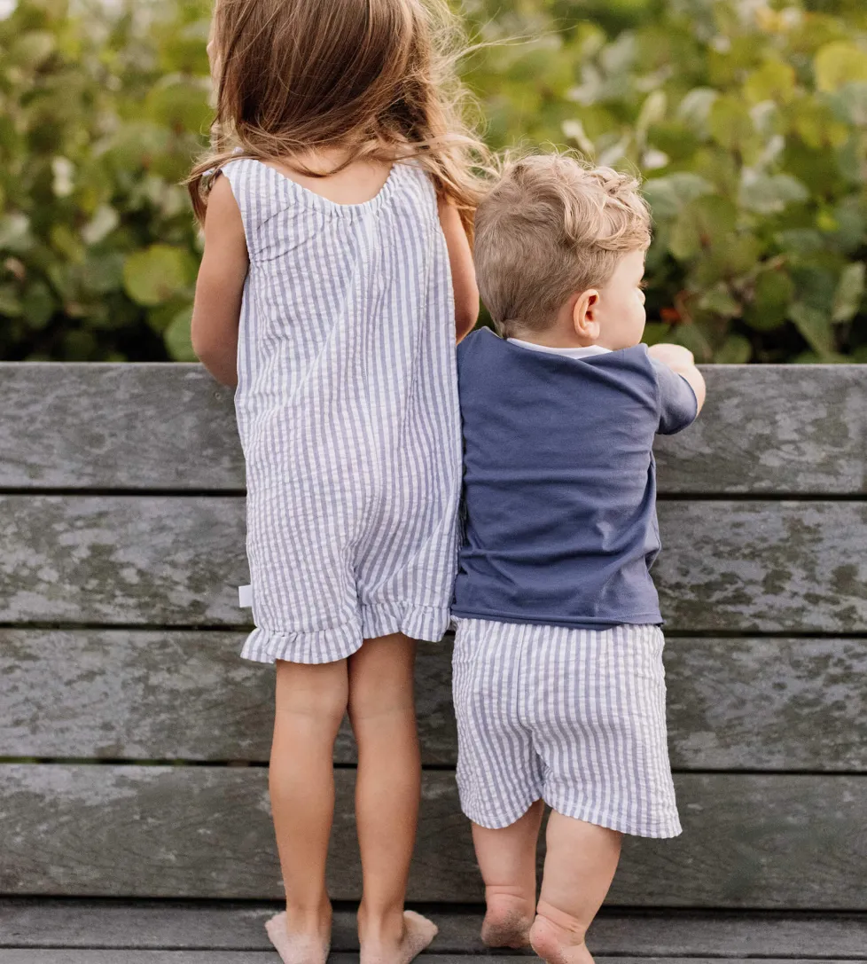 Burt's Bees Organic Seersucker Romper