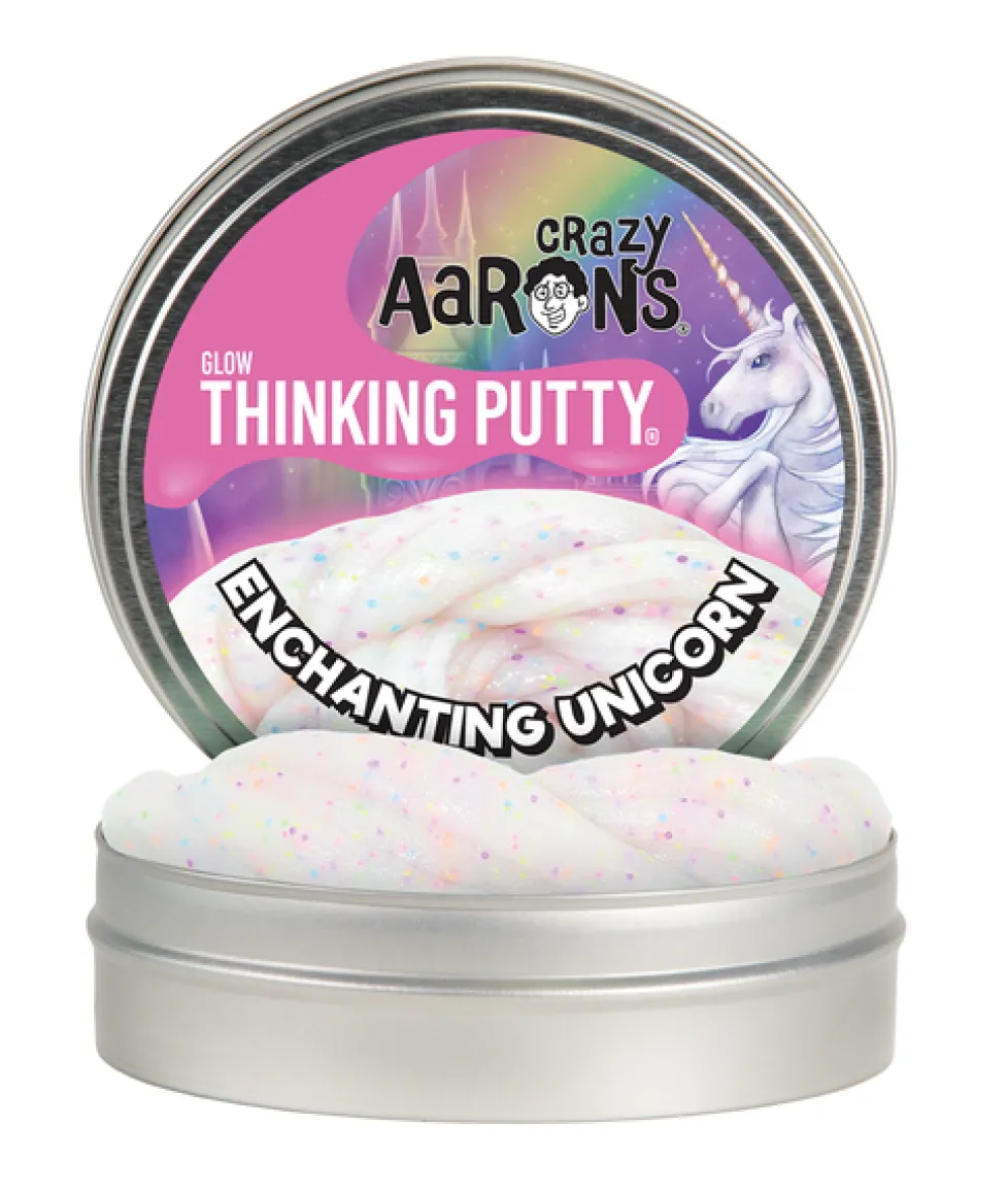 Crazy Aaron's® Thinking Putty® GlowBrights: Enchanting Unicorn
