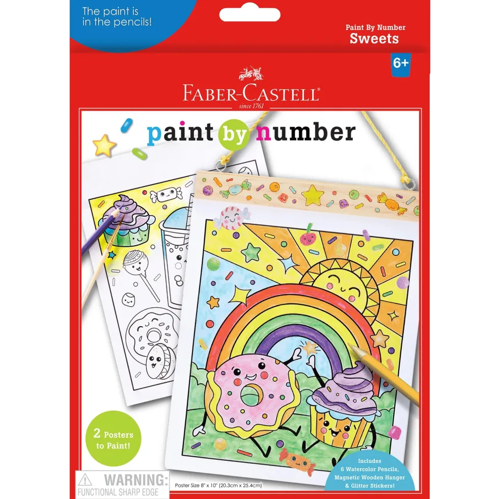 Faber-Castell Paint by Number for Kids: Sweets