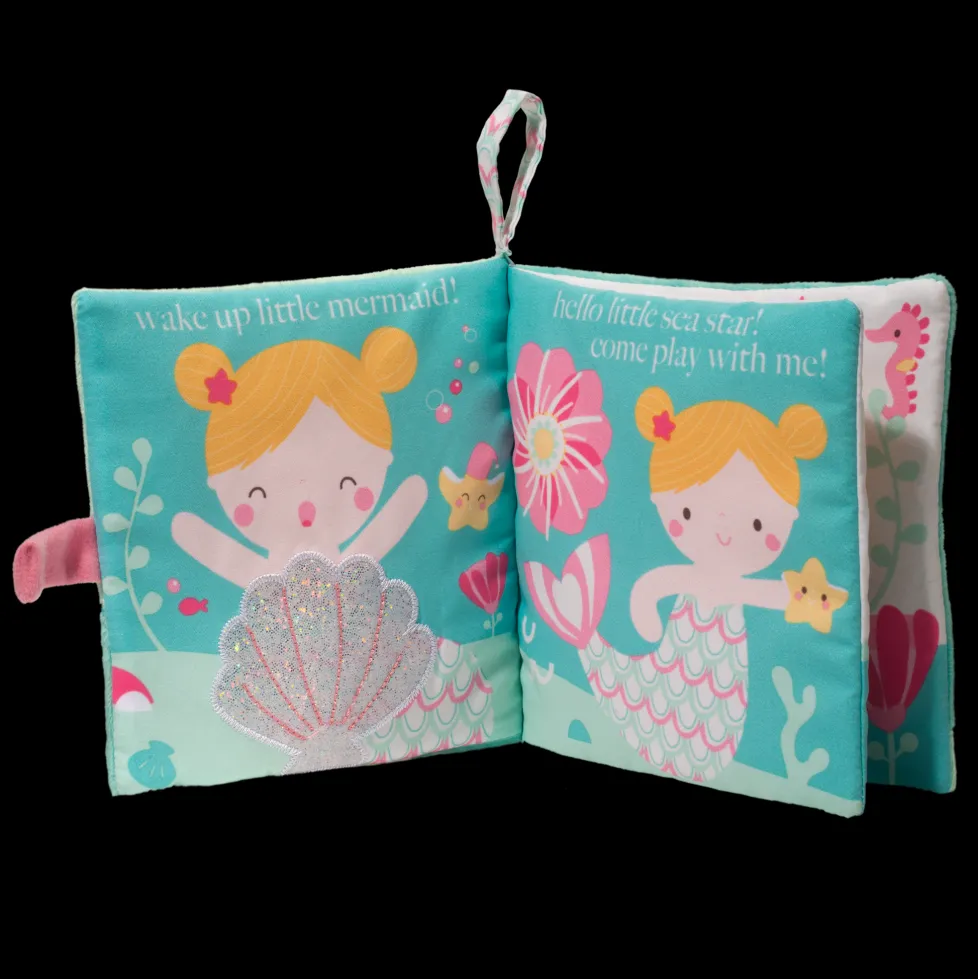 Douglas Baby Soft Activity Book Mermaid 6" (retired)