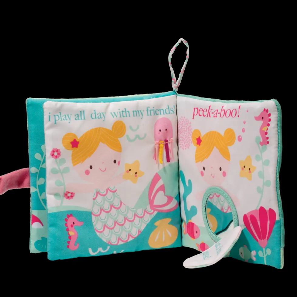 Douglas Baby Soft Activity Book Mermaid 6" (retired)