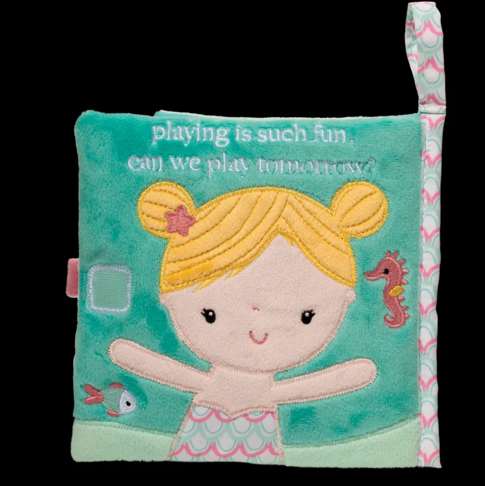 Douglas Baby Soft Activity Book Mermaid 6" (retired)
