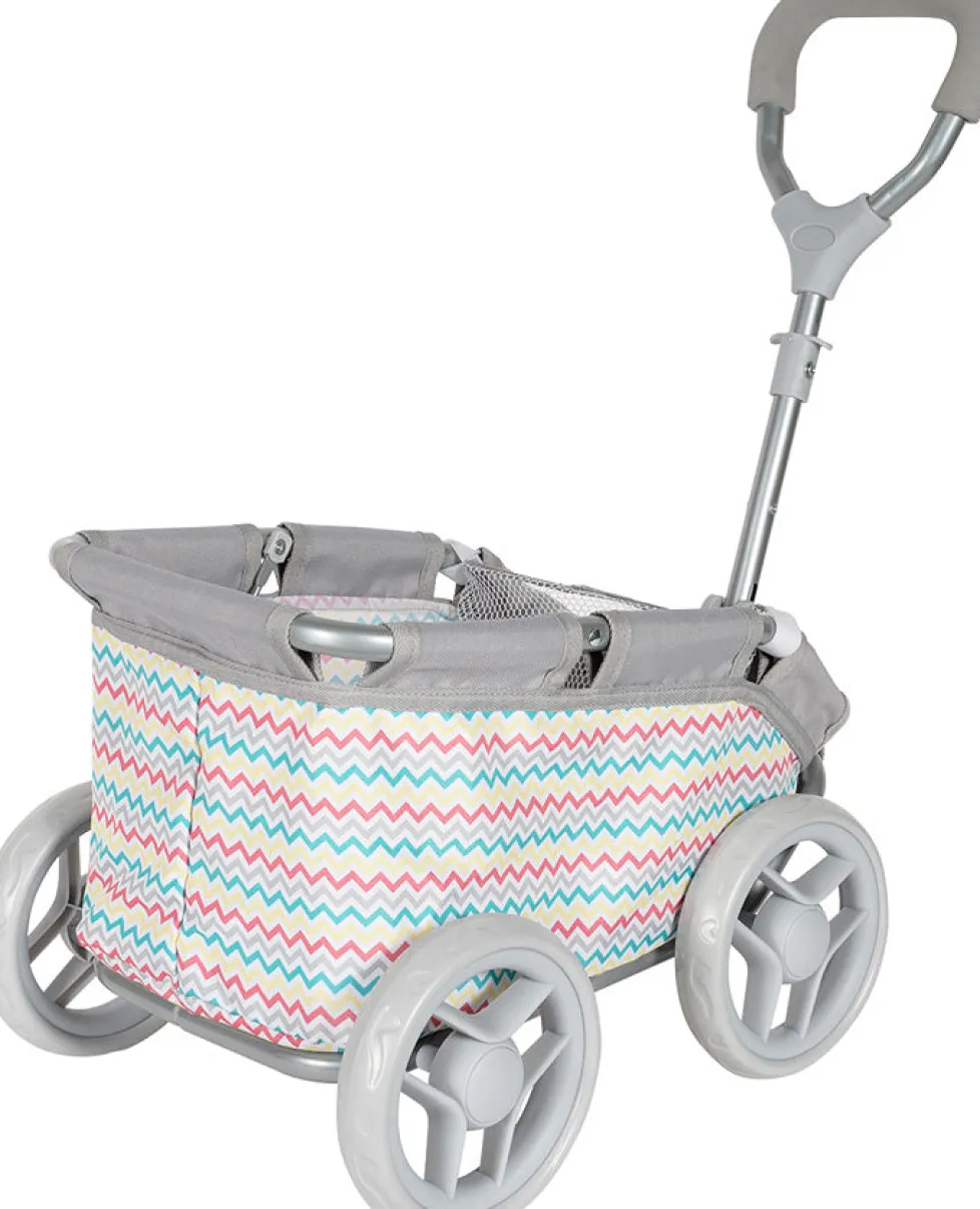 Adora Doll Wagon - Rainbow Zig Zag