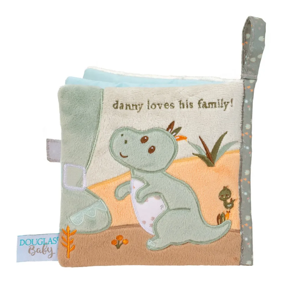 Douglas Baby Soft Activity Book Danny Dino 6"