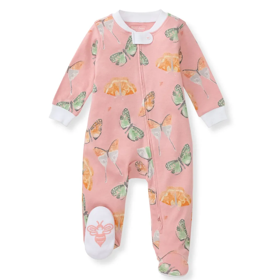Burt's Bees Organic Baby One-Piece Sleep & Play Desert Moths