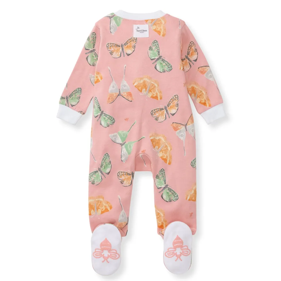 Burt's Bees Organic Baby One-Piece Sleep & Play Desert Moths