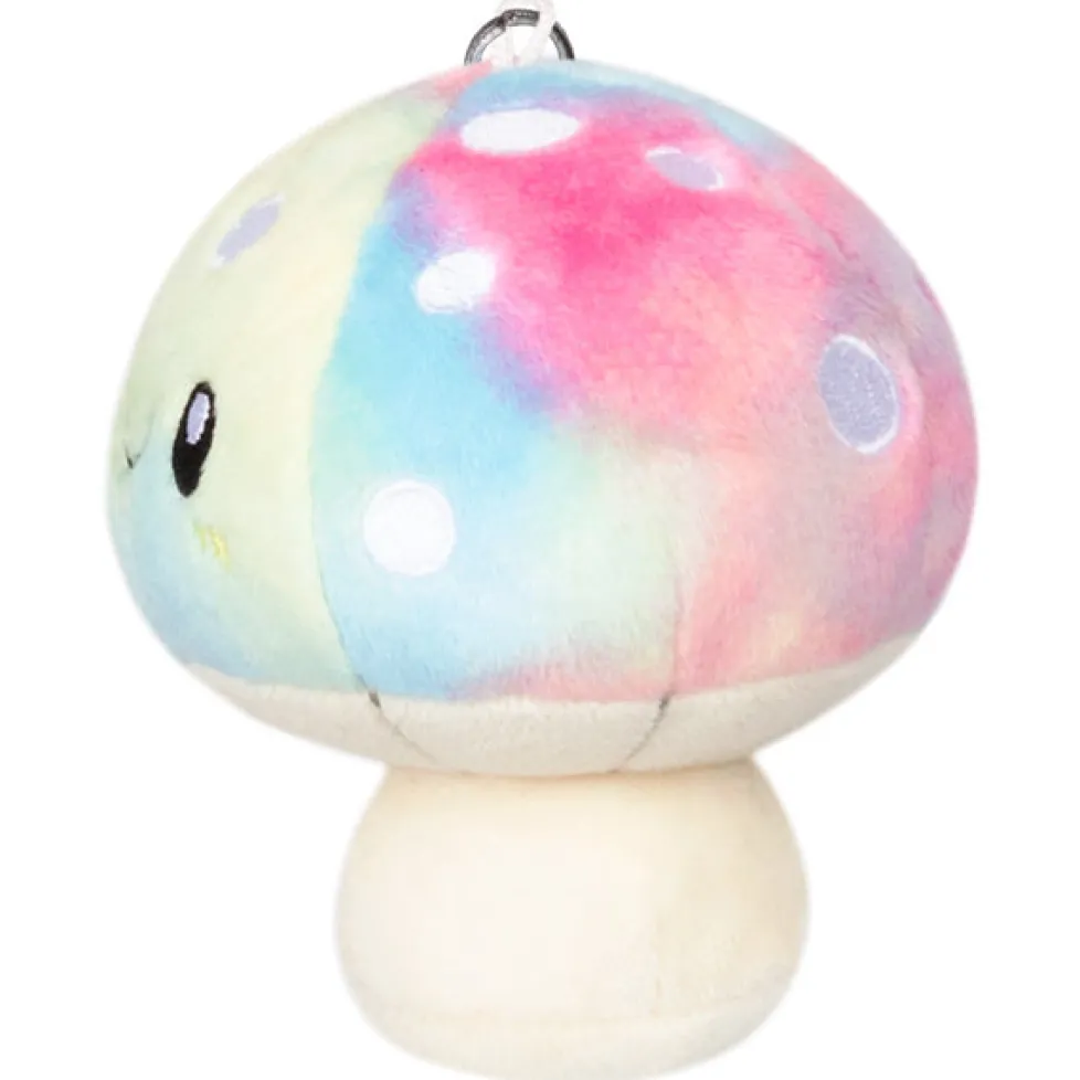 Squishable® Micro Keychain: Tie Dye Mushroom 3" - Discontinued