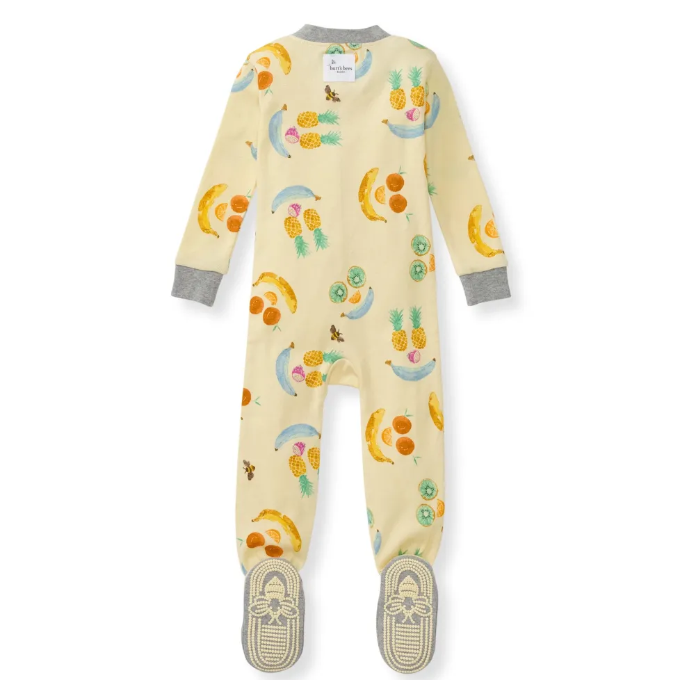 Burt's Bees Organic Baby One-Piece Sleeper Play With Your Food