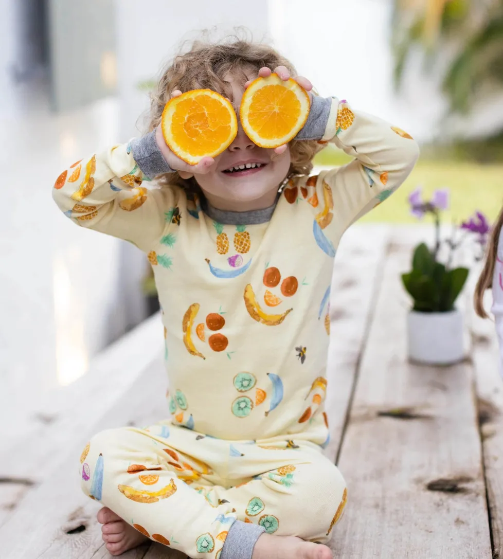 Burt's Bees Organic Baby One-Piece Sleeper Play With Your Food