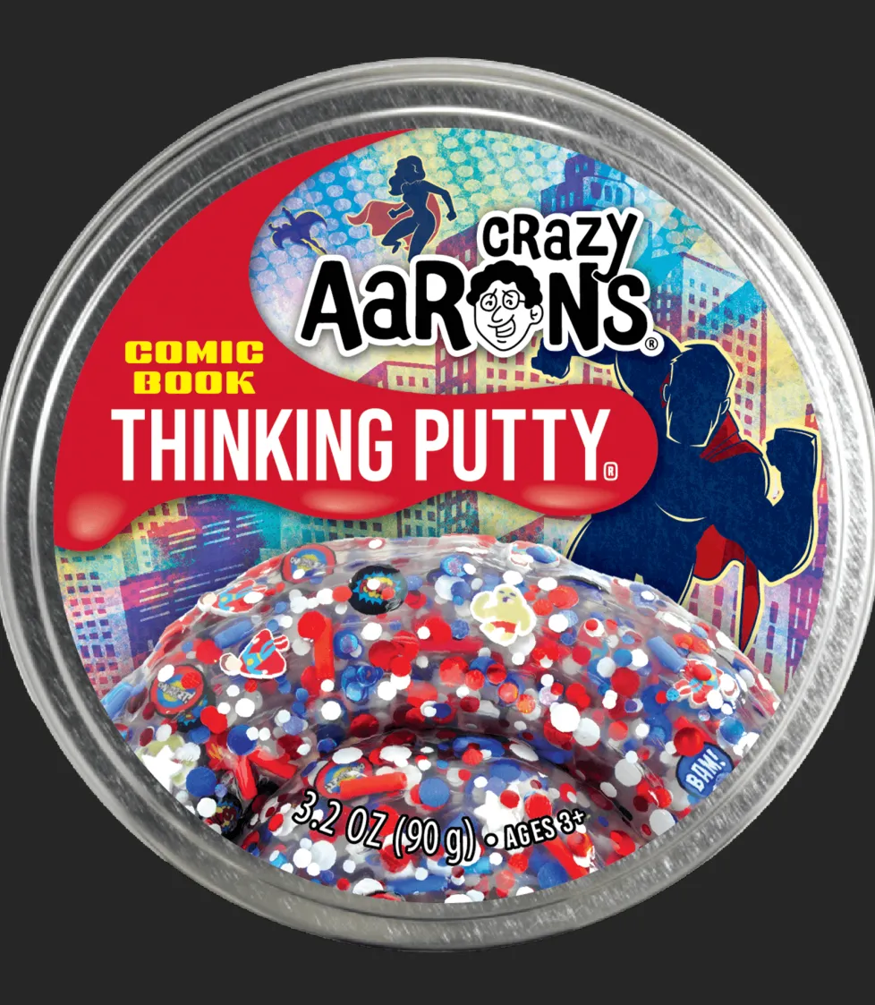 Crazy Aaron's® Thinking Putty® Trendsetters: Comic Book - Discontinued