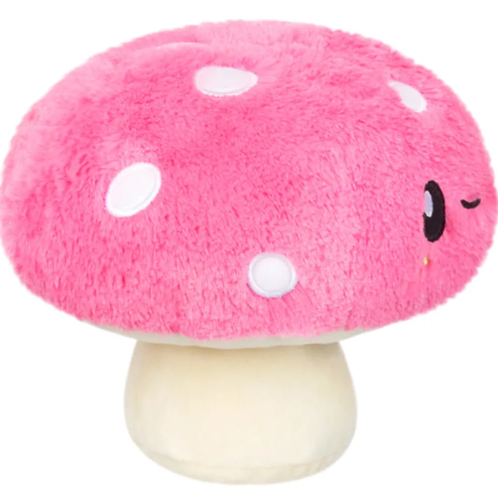 Squishable® Snugglemi Snackers Mushroom Pink 6"