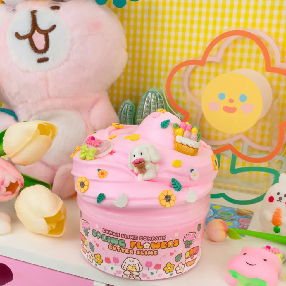 Kawaii Slime: Spring Flowers Butter Slime