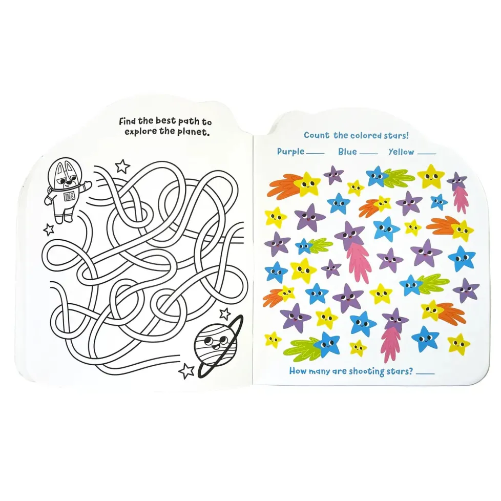 Ooly Playful Pages Activity Book - Pets In Space