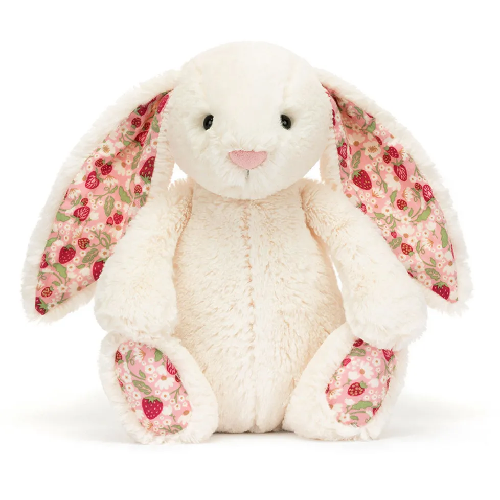 Jellycat Blossom Bashful Bunny Berry Cream