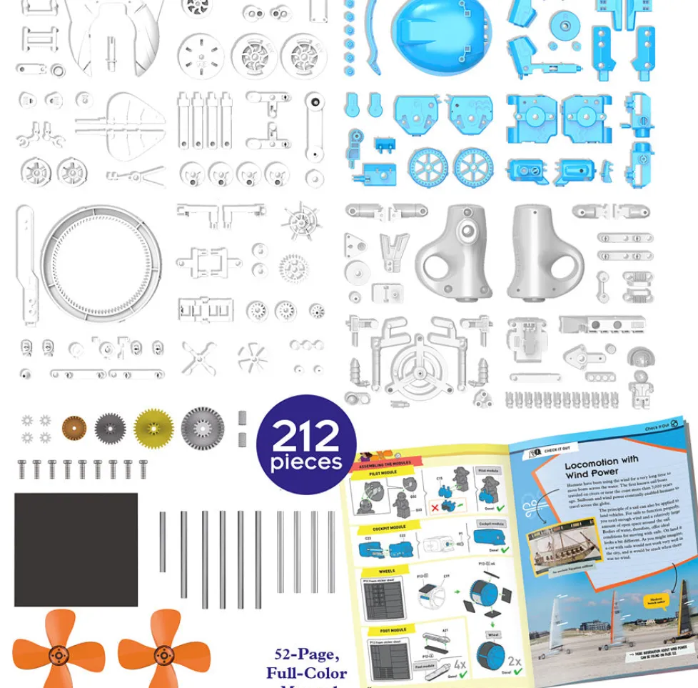 Thames & Kosmos WindBots: 6-in-1 Wind-Powered Machine Kit