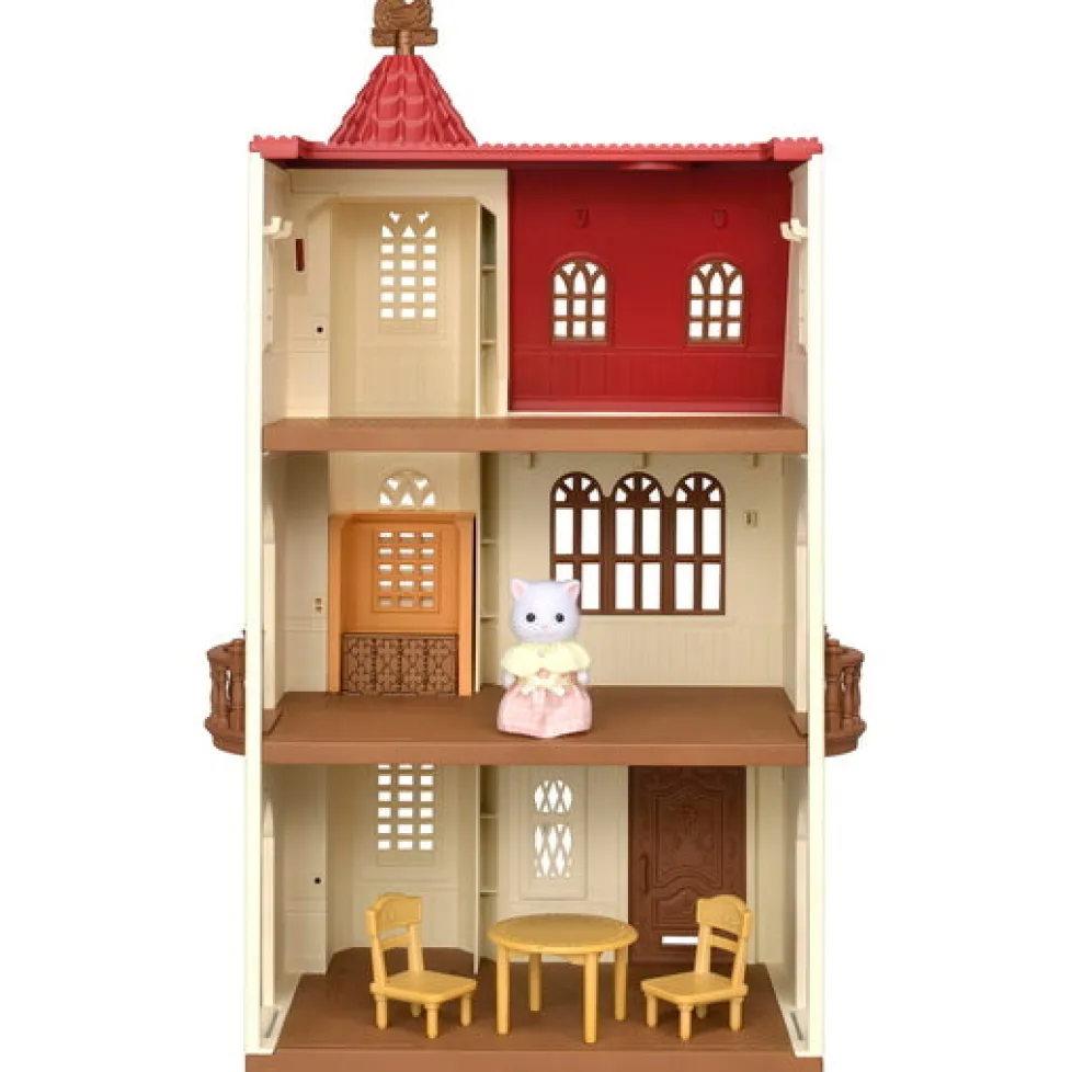 Calico Critters Red Roof Tower Home