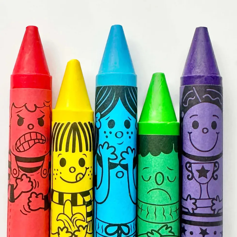 Bright Stripes House of Crayons