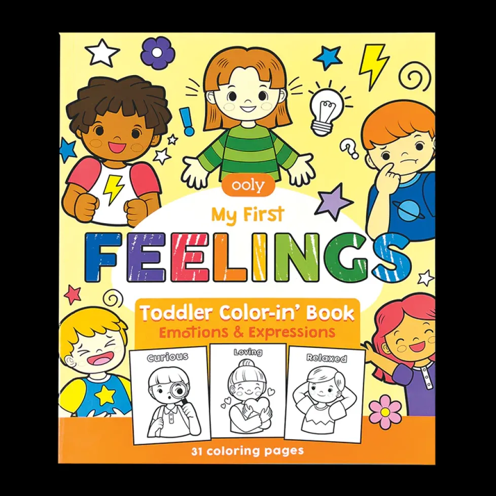 Ooly Color-In' Book Toddler - My First Feelings