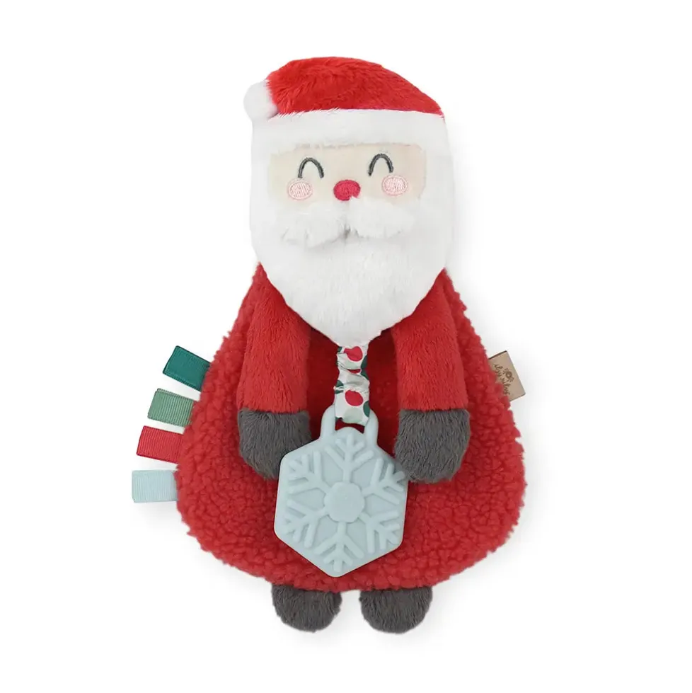 Itzy Ritzy Itzy Lovey™ Holiday Santa Plush + Teether Toy
