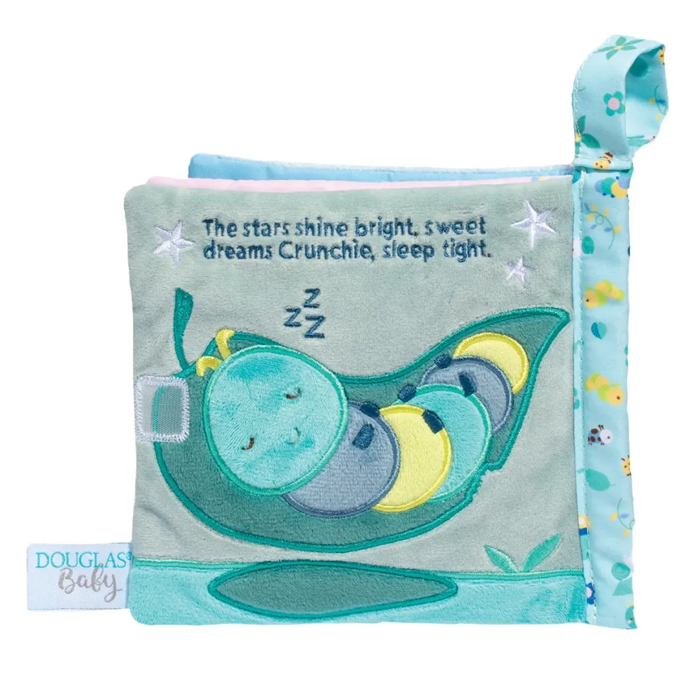 Douglas Baby Soft Activity Book Crunchie Caterpillar 6"