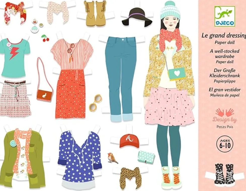 Djeco Paper Dolls: Fashion Dressing Room