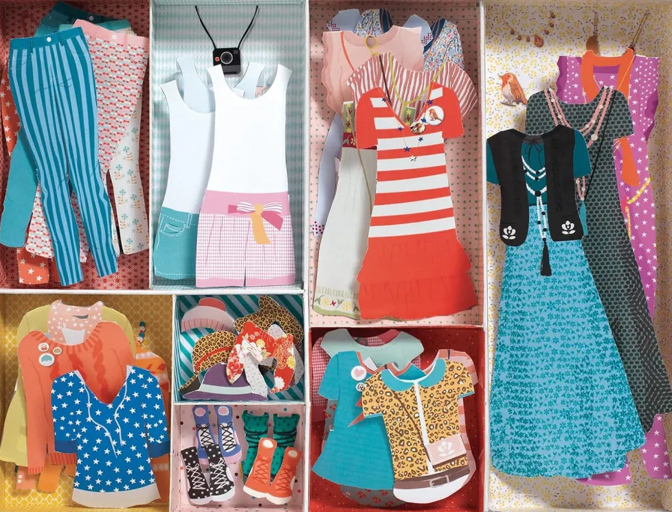 Djeco Paper Dolls: Fashion Dressing Room