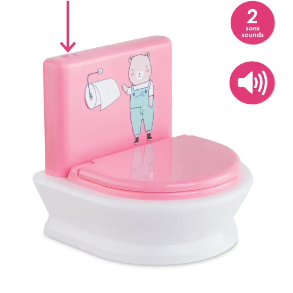 Corolle Dolls Interactive Toilet (for 12" & 14" dolls)
