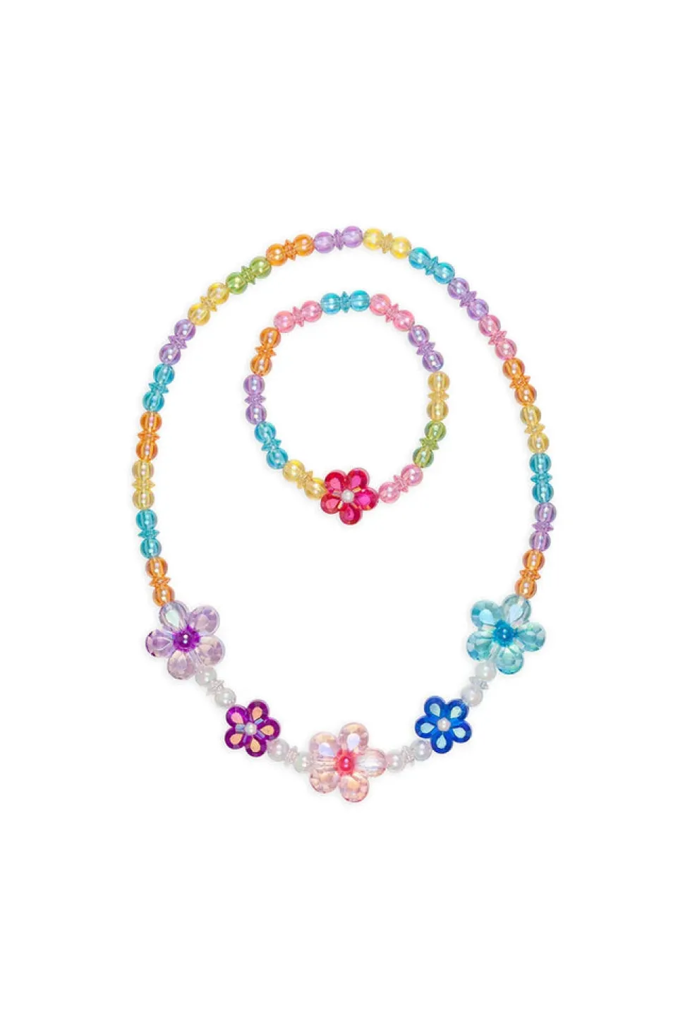 Great Pretenders Necklace & Bracelet Set: Blooming Beads