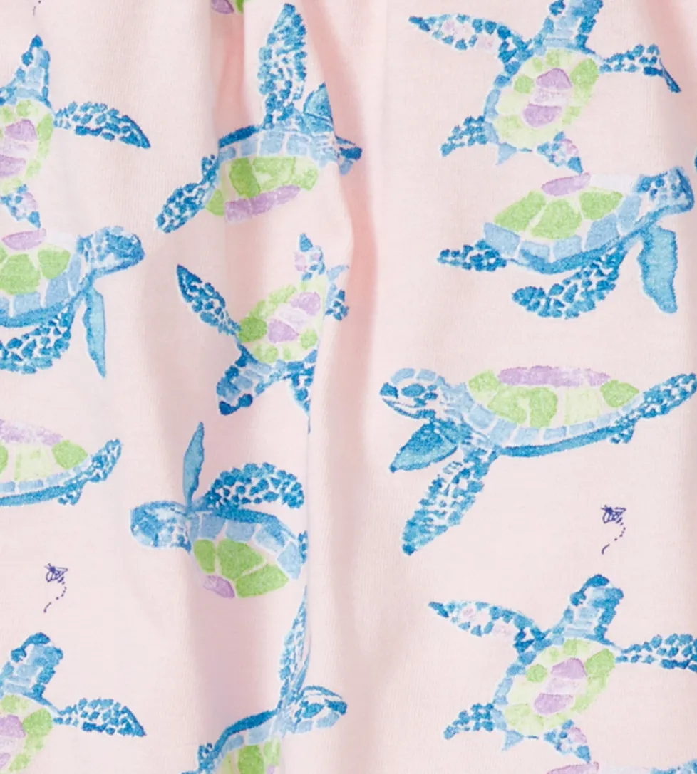Burt's Bees Organic Baby Colorful Sea Turtles Top & Muslin Short Set