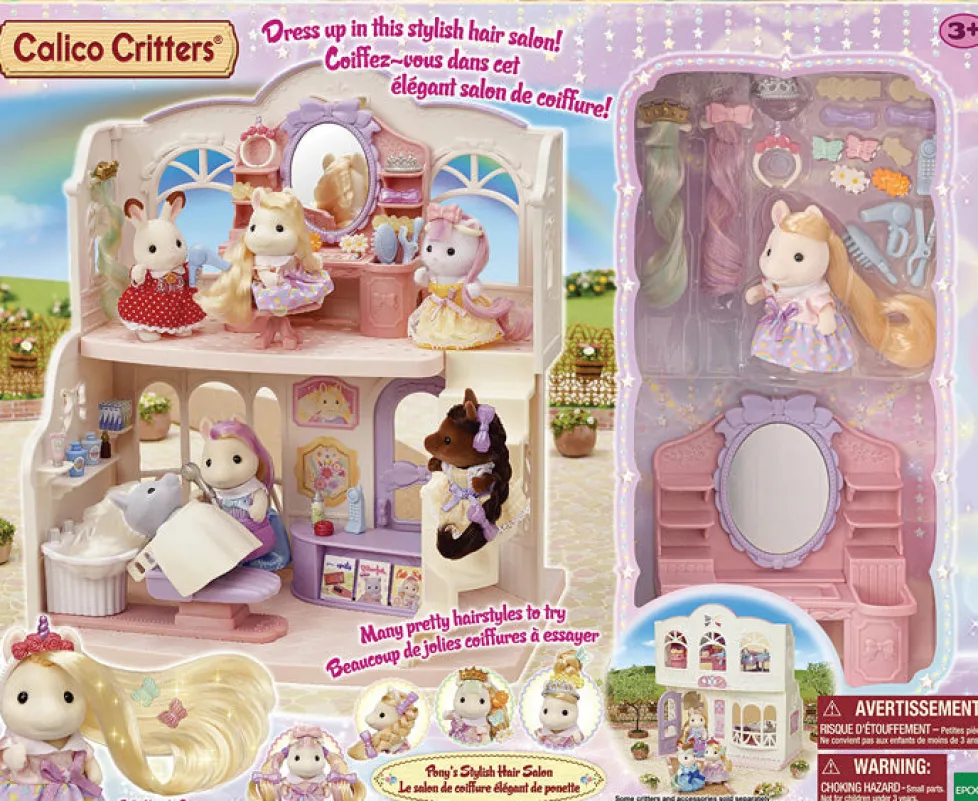 Calico Critters Pony's Stylish Hair Salon